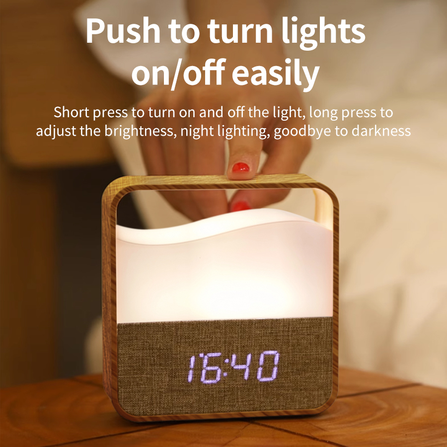 LED Night Light with Clock Dig - огляд і ціна Desk Setup Lamp