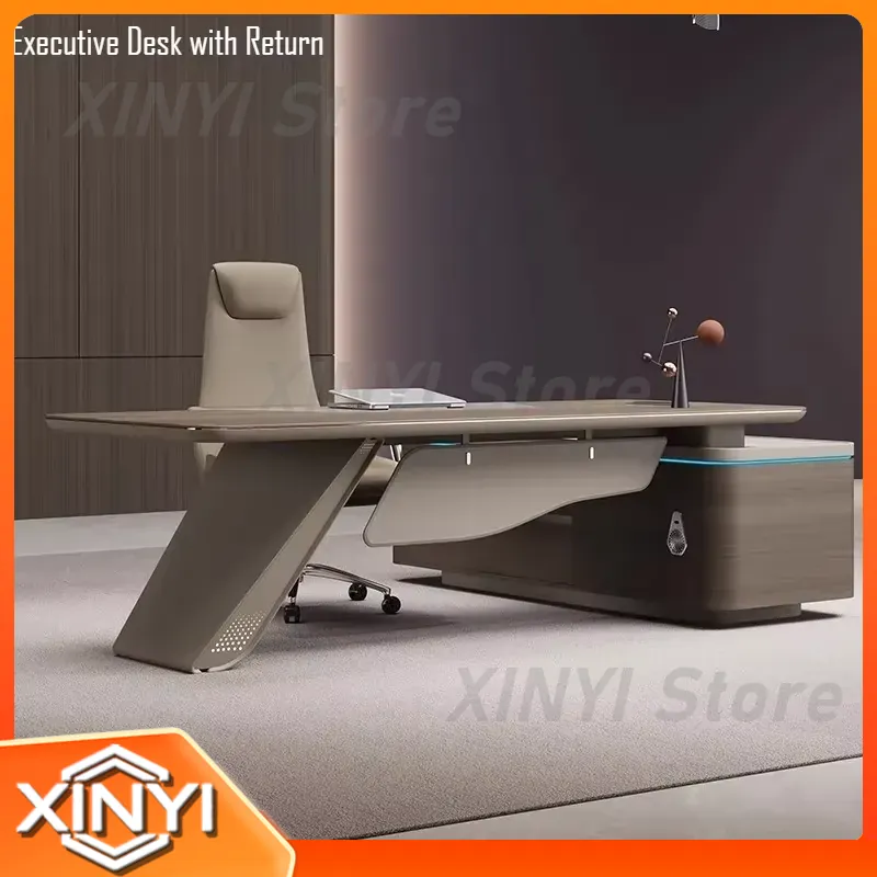 L-Shaped Executive Desk for Of - огляд і ціна Desk Setup L Shaped