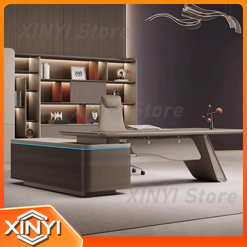 L-Shaped Executive Desk for Of - огляд і ціна Desk Setup L Shaped