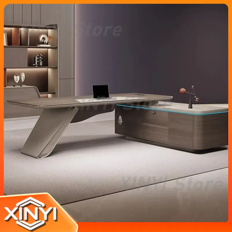 L-Shaped Executive Desk for Of - огляд і ціна Desk Setup L Shaped