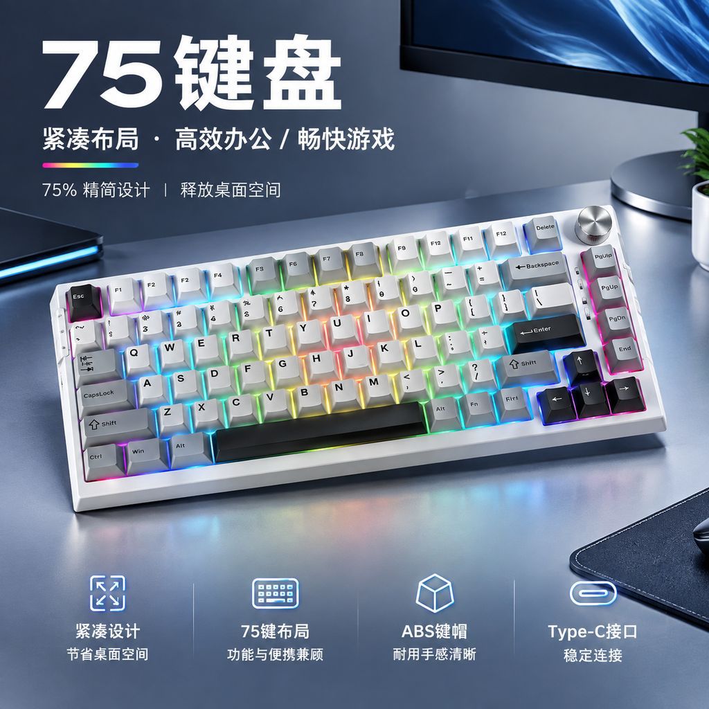 Percent Tri Mode Mechanical Ke - огляд і ціна Desk Setup Pc And Laptop