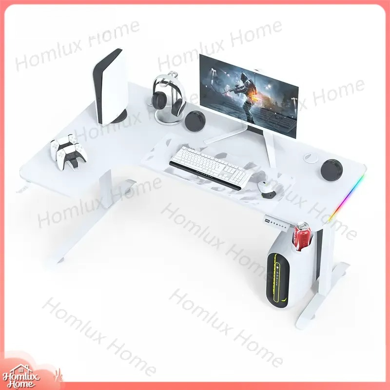 Gaming Desk Height Adjustable  - огляд і ціна Desk Setup L Shaped