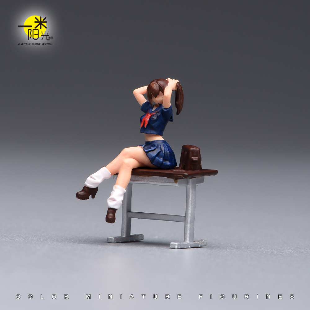 Painted Miniature 1/87 1/64 Ja - огляд і ціна Desk Setup With Tv