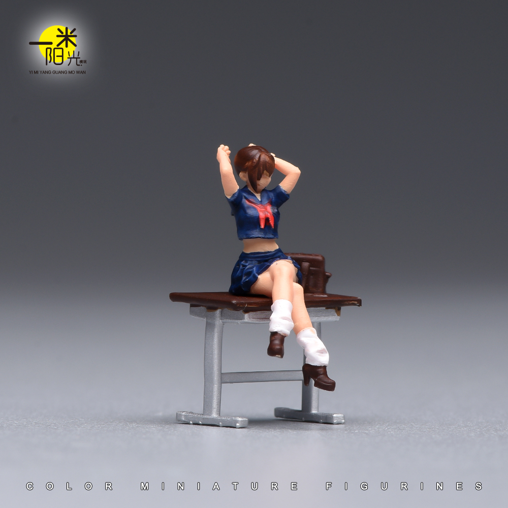 Painted Miniature 1/87 1/64 Ja - огляд і ціна Desk Setup With Tv