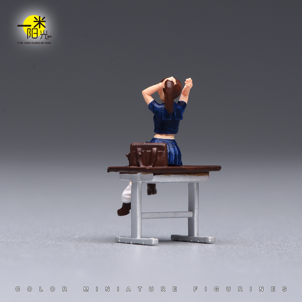 Painted Miniature 1/87 1/64 Ja - огляд і ціна Desk Setup With Tv