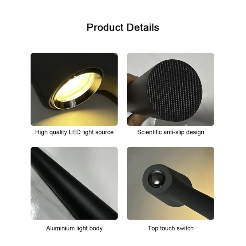 LED Table Lamp USB Charging At - огляд і ціна Desk Setup Minimalist