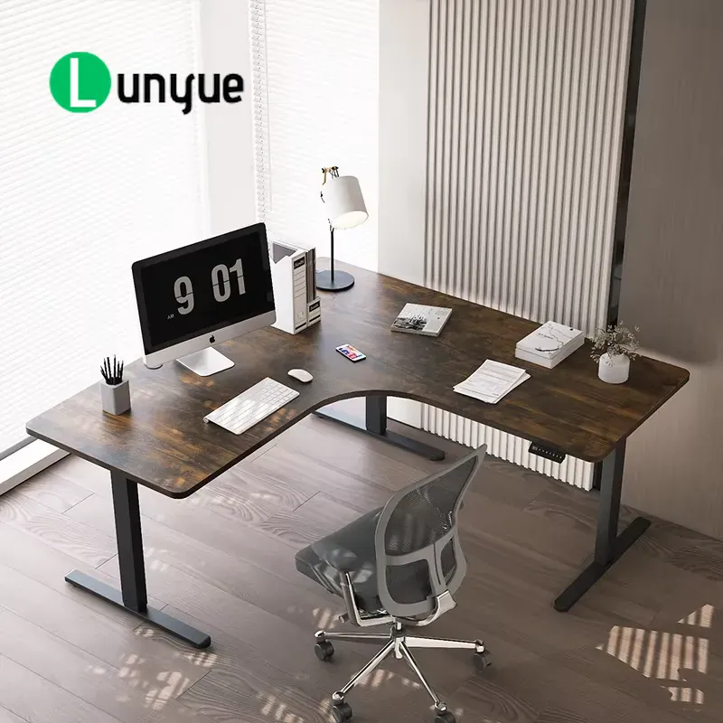 Modern Steel Height Adjustable - огляд і ціна Desk Setup L Shaped