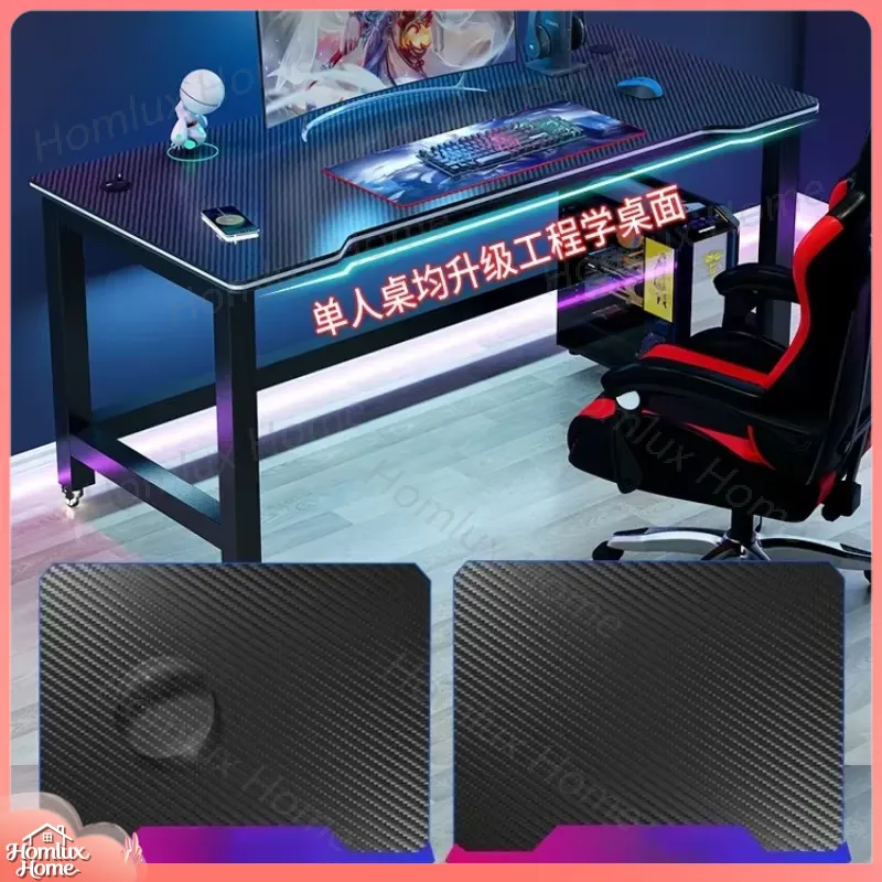 Carbon Fiber Texture Black Gam - огляд і ціна Desk Setup L Shaped