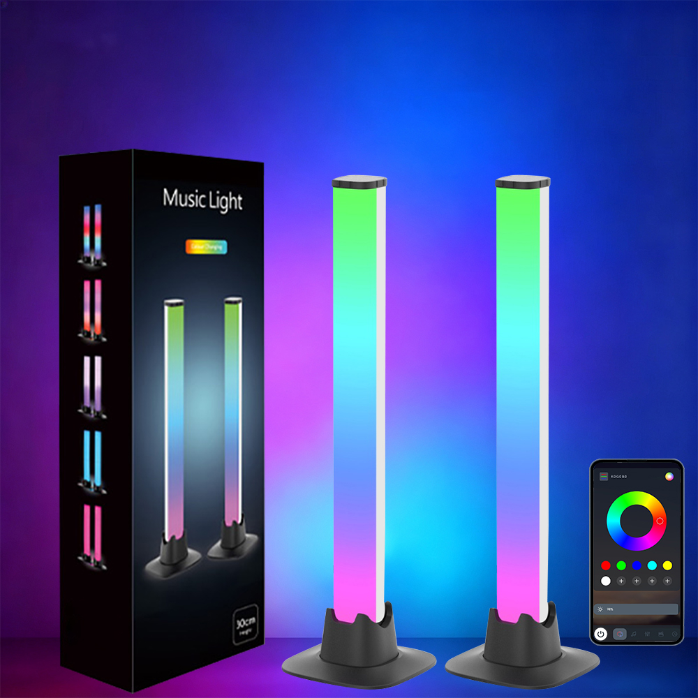 RGB LED Lights Bar Smart Setup - огляд і ціна Desk Setup With Tv