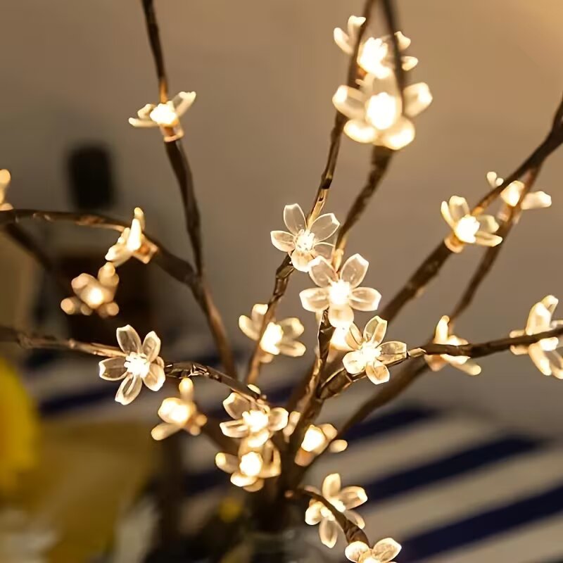 1/2PC 20LED Cherry Blossom Tre - огляд і ціна Desk Setup Lamp
