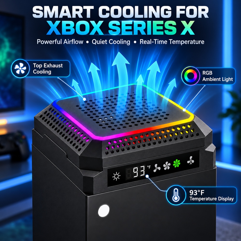 DATA FROG Auto Cooling Fan for - огляд і ціна Desk Setup Xbox