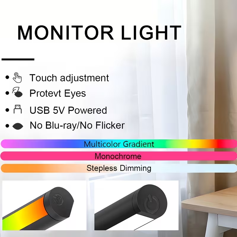 Computer Monitor Screen Light  - огляд і ціна Desk Setup Lamp