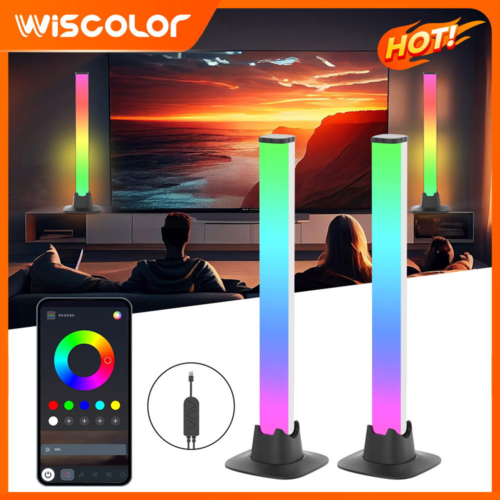 TV Backlight Smart RGB LED Lig - огляд і ціна Desk Setup With Tv