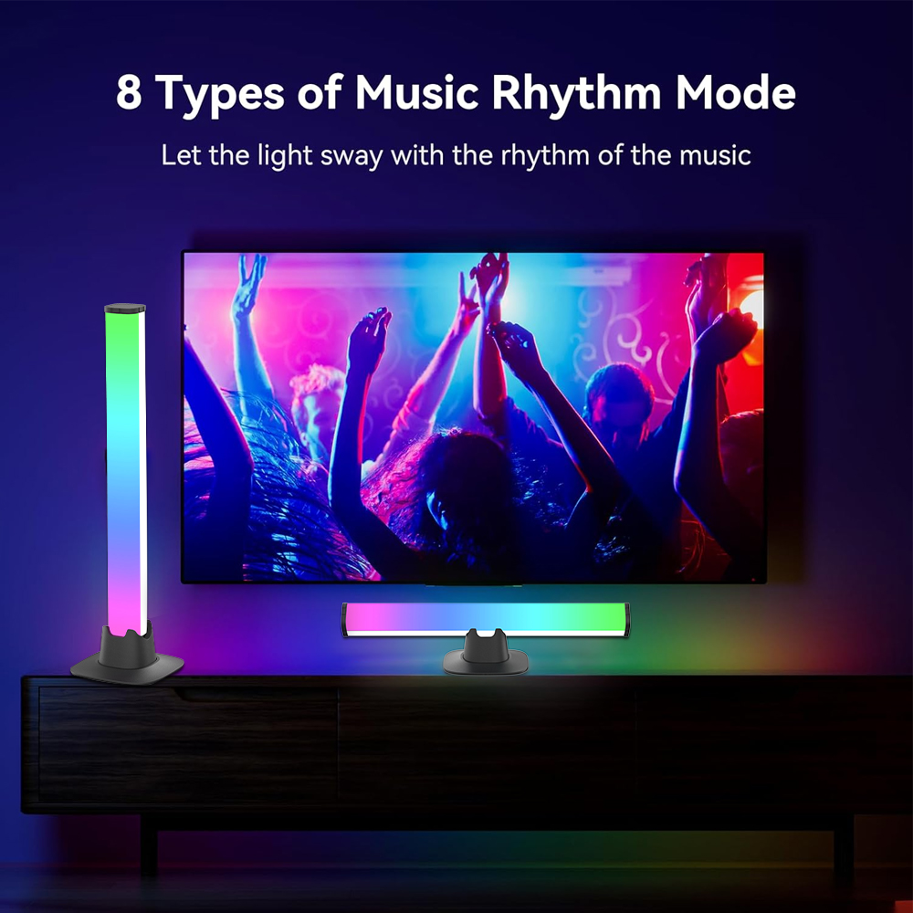 TV Backlight Smart RGB LED Lig - огляд і ціна Desk Setup With Tv