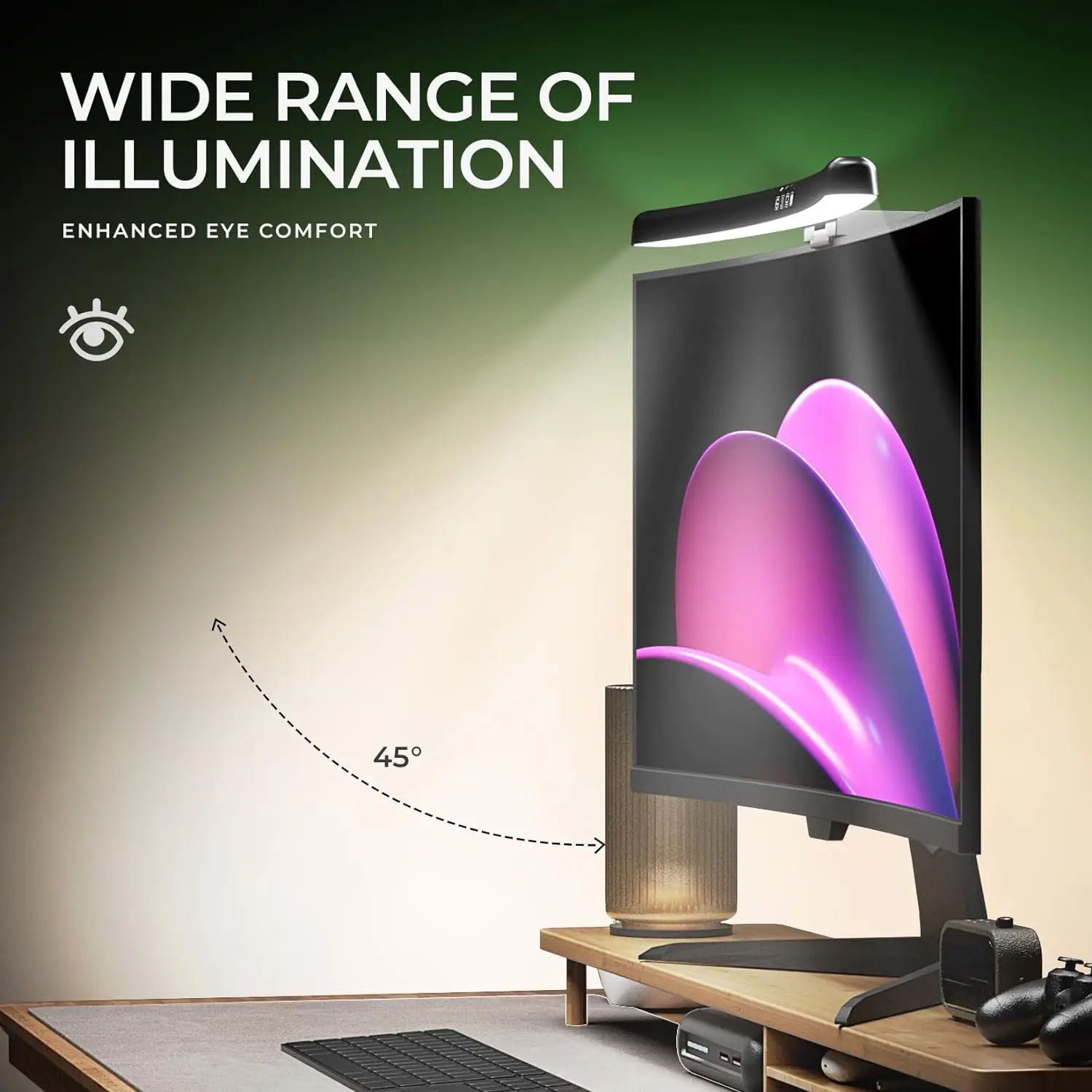 Computer Monitor Light Bar RGB - огляд і ціна Desk Setup Lamp